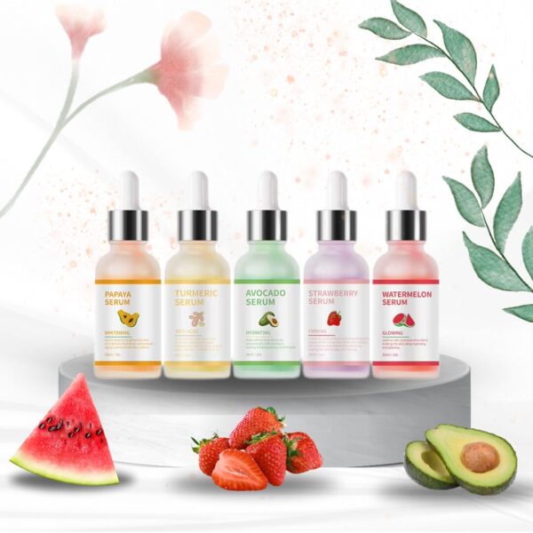 organikus gyümölcsös arcszérumok 2BBeauty Organikus arcszérumok gyümölcskivonattal és Hialuronsavval