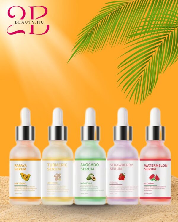 2BBeauty Organikus arcszérumok gyümölcskivonattal és Hialuronsavval
