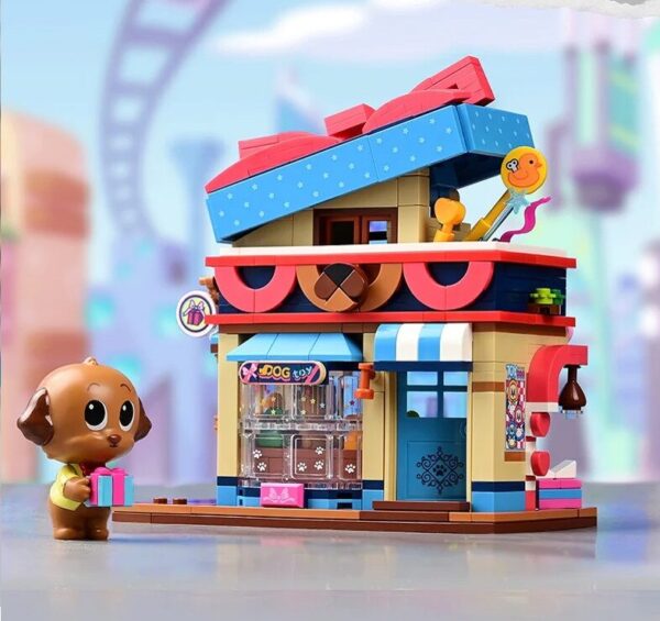 QMAN® K28011 Keeppley | készségfejlesztő építőjáték | |Poodle kutyus játékboltja