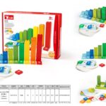 WANGE® - DUBIE 510 | készségfejlesztő  építőjáték készlet | Kezdő matek 119 építőkocka + 10 kártya