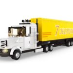 WANGE® 4972 | készségfejlesztő építőjáték | 333 db építőkocka | Csőrös kamion