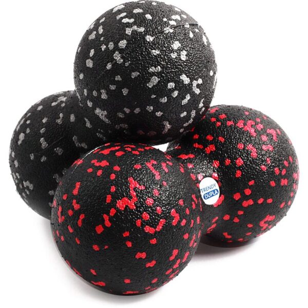 Masszírozó labda Trendy Dupla kemény fekete-kék