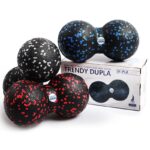 Masszírozó labda Trendy Dupla kemény fekete-piros