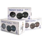 Masszírozó labda Trendy Dupla kemény fekete-piros