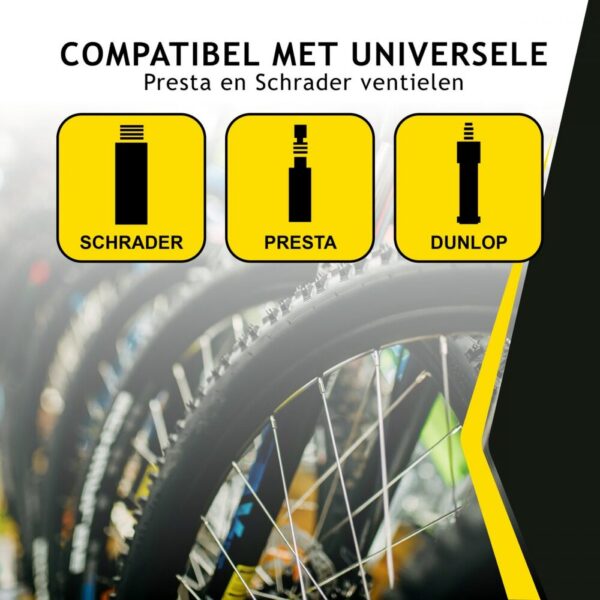 DUNLOP álló nyomásmérős kerékpár pumpa, max 11bar, Presta- Dunlop és Schrader