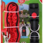 Rugalmas futó póráz övvel, 160-190 cm