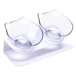 Gerinckimélő etetőtál cicáknak dupla, 2x350ml