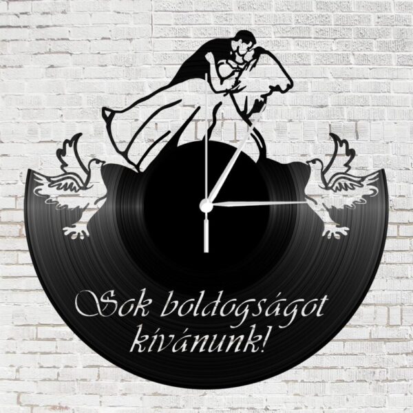 Bakelit óra - esküvői