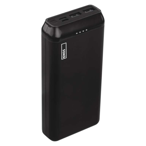 107752189_1613052700_E09-B0527B.png EMOS Powerbank 20.000 mAh, 10 W, fekete, Li-Po 3,7 V +Type-C kábel
