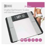 EMOS Személymérleg, üveg