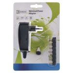 110221467_1703150021_E11-N3112.jpg Emos Univerzális töltőadapter 1500mA, USB-vel és csereélhető fejjel