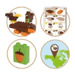 BiOBUDDi BB-0105 | készségfejlesztő bio építőjáték | Erdő