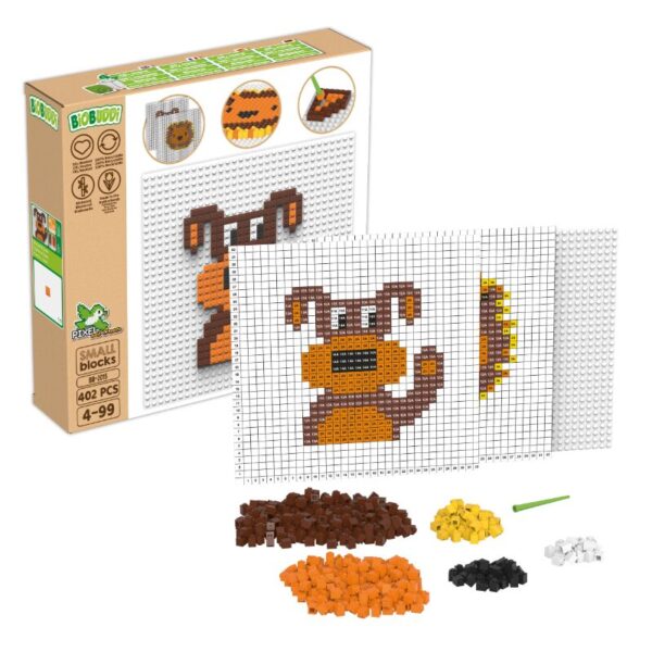 BiOBUDDi BB-2015 | készségfejlesztő bio mozaik készlet | Oroszlán vagy kutya