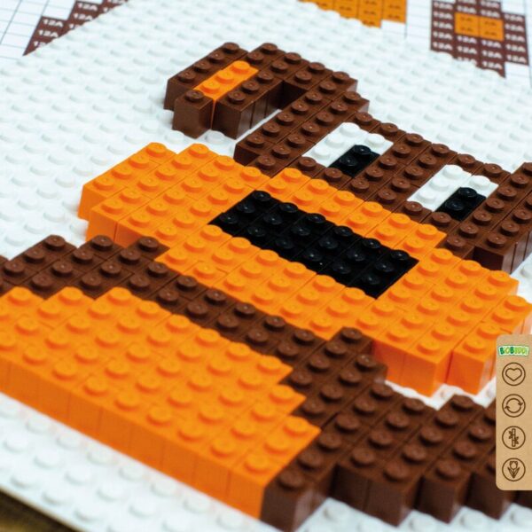 BiOBUDDi BB-2015 | készségfejlesztő bio mozaik készlet | Oroszlán vagy kutya