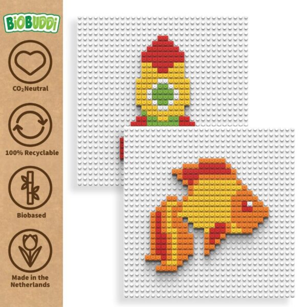 BiOBUDDi BB-2016 | készségfejlesztő bio mozaik készlet | Hal vagy rakéta