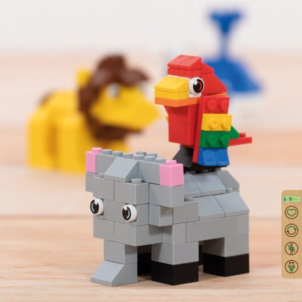 BiOBUDDi BB-2030 | készségfejlesztő bio építőjáték | Állati kaland