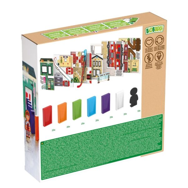 BiOBUDDi BB-4005 | bio építőjáték | Dominó város