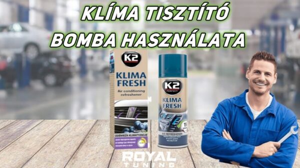 Klíma tisztító spray áfonya illatú