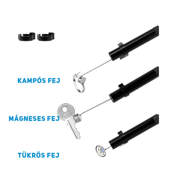 Endoszkóp kamera készlet kijelzővel