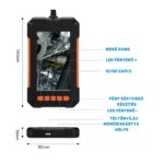 Endoszkóp kamera készlet kijelzővel