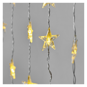113946151_1550000028_E01-DCGW01.png LED karácsonyi fényfüggöny – csillagok, 120x90 cm, beltéri, meleg fehér, időzítő