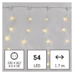 113946203_120690.png LED karácsonyi drop fényfüzér – jégcsapok, 1,7 m, kültéri és beltéri, meleg fehér, progr.