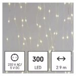 113946225_120639.jpg LED karácsonyi drop fényfüzér – fényfüggöny, 2,9x1,5 m, kültéri és beltéri, meleg fehér