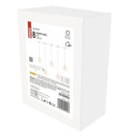 113946238_1550000101_E17-DCGW06.png LED karácsonyi fényfüggöny – hópelyhek, 84 cm, beltéri, meleg fehér