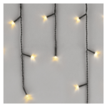113946279_1550040013_E02-D4CW01.png LED karácsonyi jégcsapok, 3,6 m, kültéri és beltéri, meleg fehér, programokkal