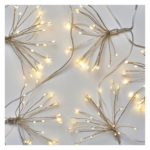113946440_1550030007_E01-D3AW08.png LED fényfüzér – fürtök, nano, 2,35 m, beltéri, meleg fehér, időzítő, arany szál-szín