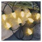 LED karácsonyi fényfüzér – tobozok, 9,8 m, kültéri és beltéri, meleg fehér, programokkal