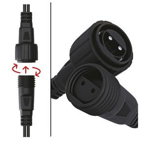 Alapkészlet Standard sorolható füzérekhez, 10 m, kültéri, többszínű, időzítő