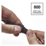 Alapkészlet Standard sorolható füzérekhez, 10 m, kültéri, többszínű, időzítő