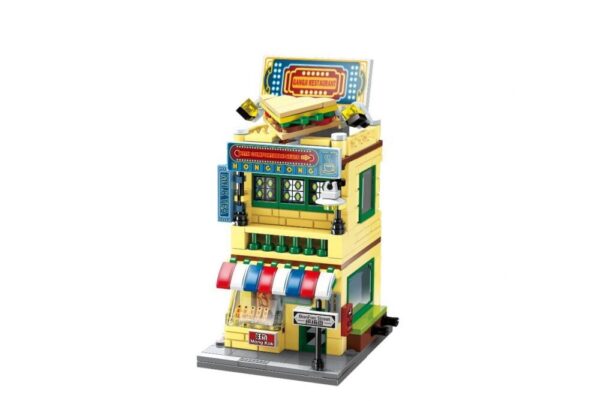 115667122_Qman-k28002-3-lego-kompatibilis-epitojatek-hu.jpg QMAN® K28002 Keeppley | készségfejlesztő építőjáték lányoknak | 310 db építőkocka | Hong Kong étterem és teázó