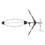 EMOS Kültéri antenna EM-29U5G, PROFI, 0–200 km, DVB-T2, LTE/4G/5G szűrő