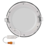 EMOS LED süllyesztett lámpatest NEXXO, kör, ezüst, 12W, állítható színhőmérséklet