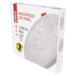 EMOS LED süllyesztett lámpatest VIXXO, kör, 19W 1700lm IP65 természetes fehér