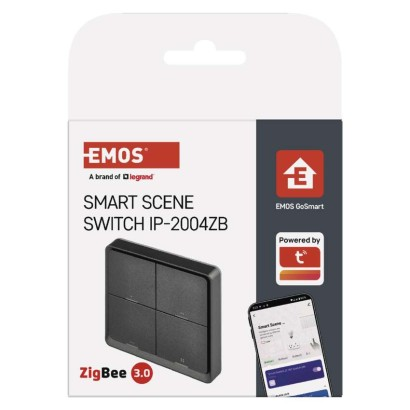 GoSmart Okos hordozható 4 funkciós szcenárió kapcsoló IP-2004ZB, ZigBee 3.0