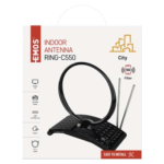 119907586_2310547.png EMOS Szobaantenna CITY RING-C550, DVB-T2, DAB, FM, LTE/4G/5G szűrő