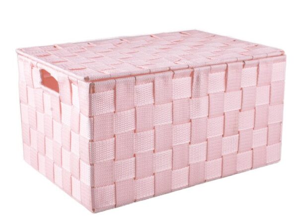 Műrattan tároló fedeles II. rózsaszín
