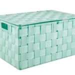 Műrattan tároló fedeles II. türkiz