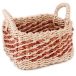 Gyékény doboz füllel S