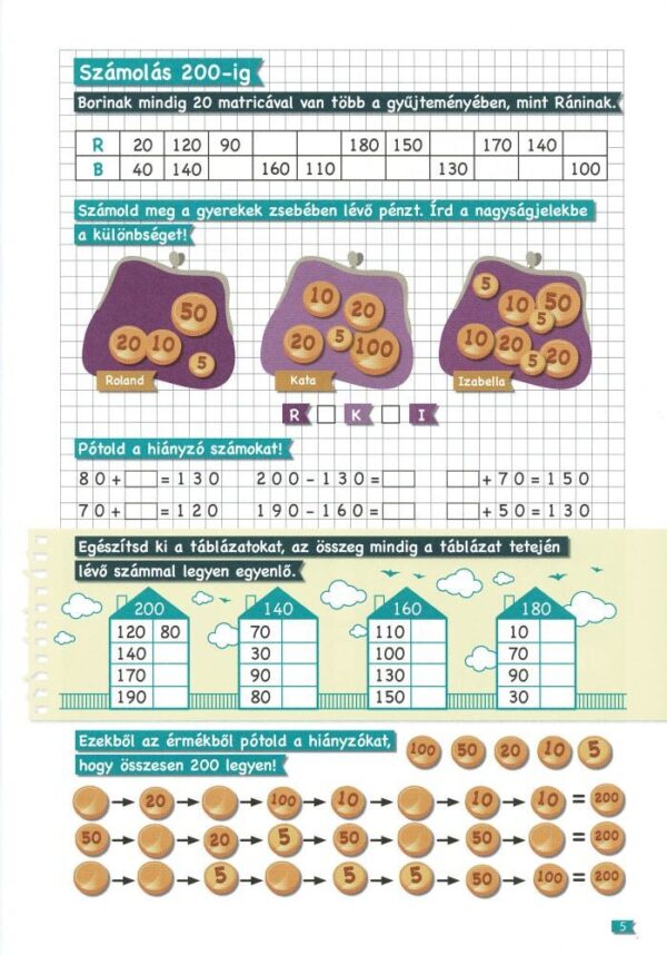 Tanoda - Gyakorlófeladatok harmadikosoknak 1.