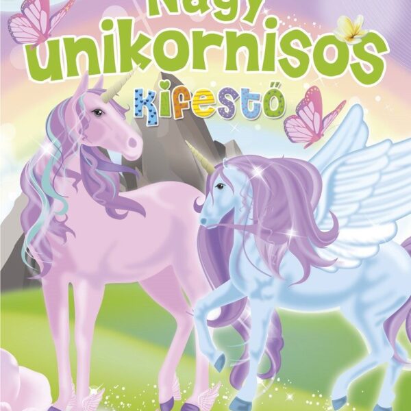 Nagy unikornisos kifestő