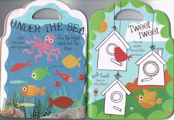 My Fun Colouring Backpack with Stickers - Girls