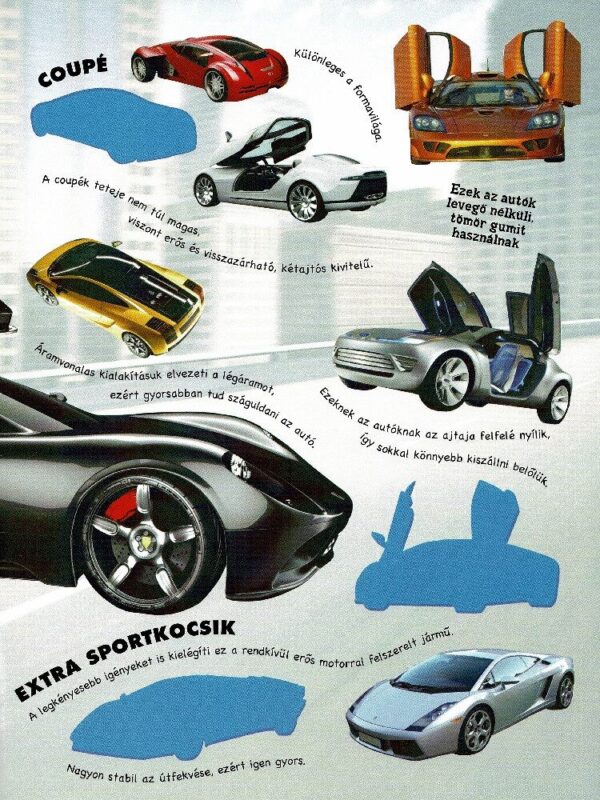 Mozgalmas matricásfüzet - Versenygépek