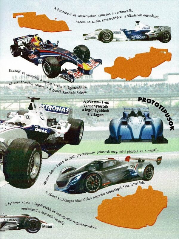 Mozgalmas matricásfüzet - Versenygépek