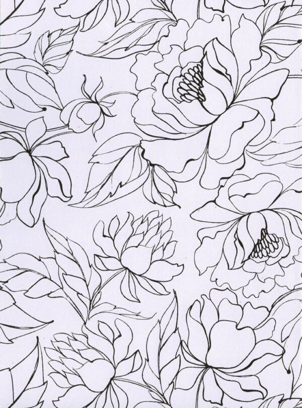 Kifestőfüzet felnőtteknek - Csodálatos virágok