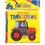 Zörgős textilkönyv - Traktorok