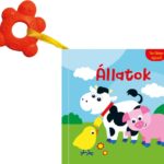Textilkönyv rágókával - Állatok